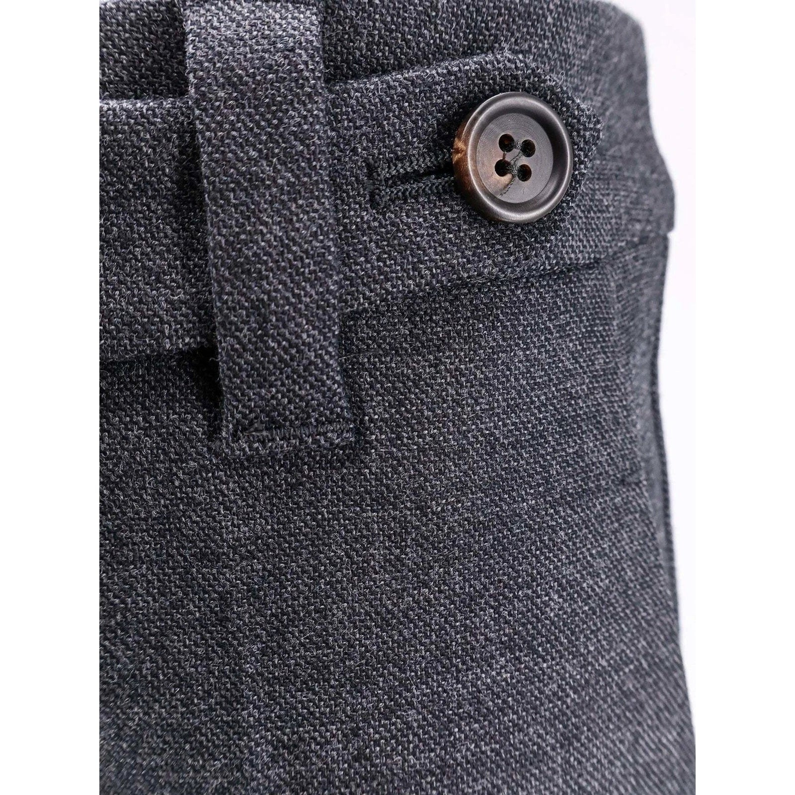 Brunello Cucinelli Cucinelli Graue Woll-Freizeithose by Brunello Cucinelli Cucinelli
