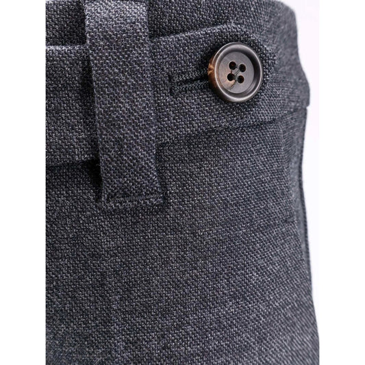 Brunello Cucinelli Cucinelli Graue Woll-Freizeithose by Brunello Cucinelli Cucinelli