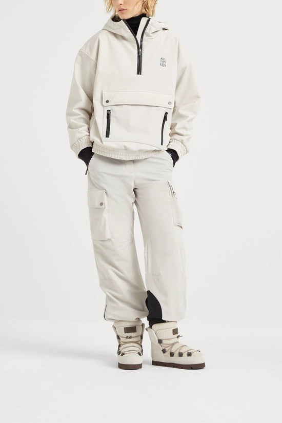 Brunello Cucinelli Beige Polyamid Jogginghose (Trainingshose) by Brunello Cucinelli