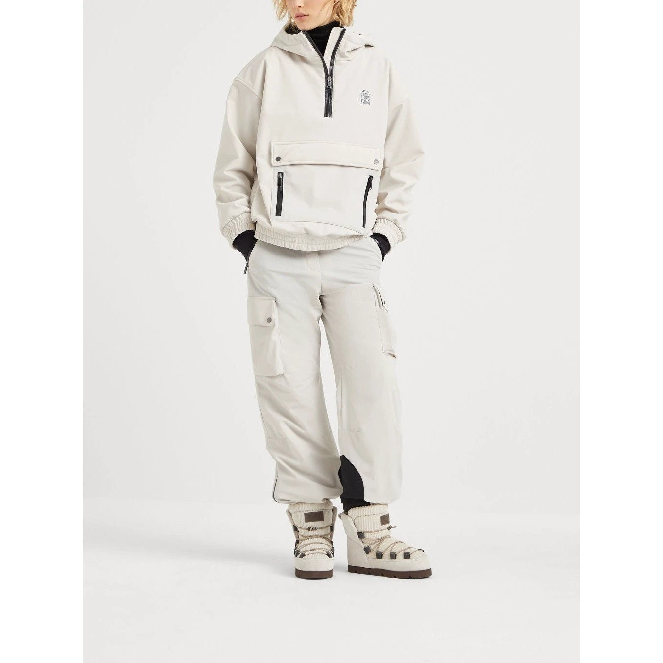 Brunello Cucinelli Beige Polyamid Jogginghose (Trainingshose) by Brunello Cucinelli