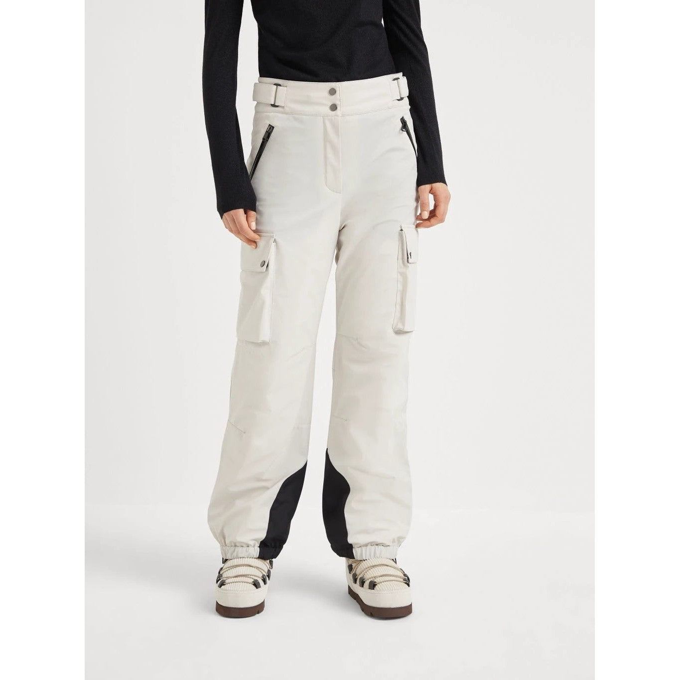 Brunello Cucinelli Beige Polyamid Jogginghose (Trainingshose) by Brunello Cucinelli