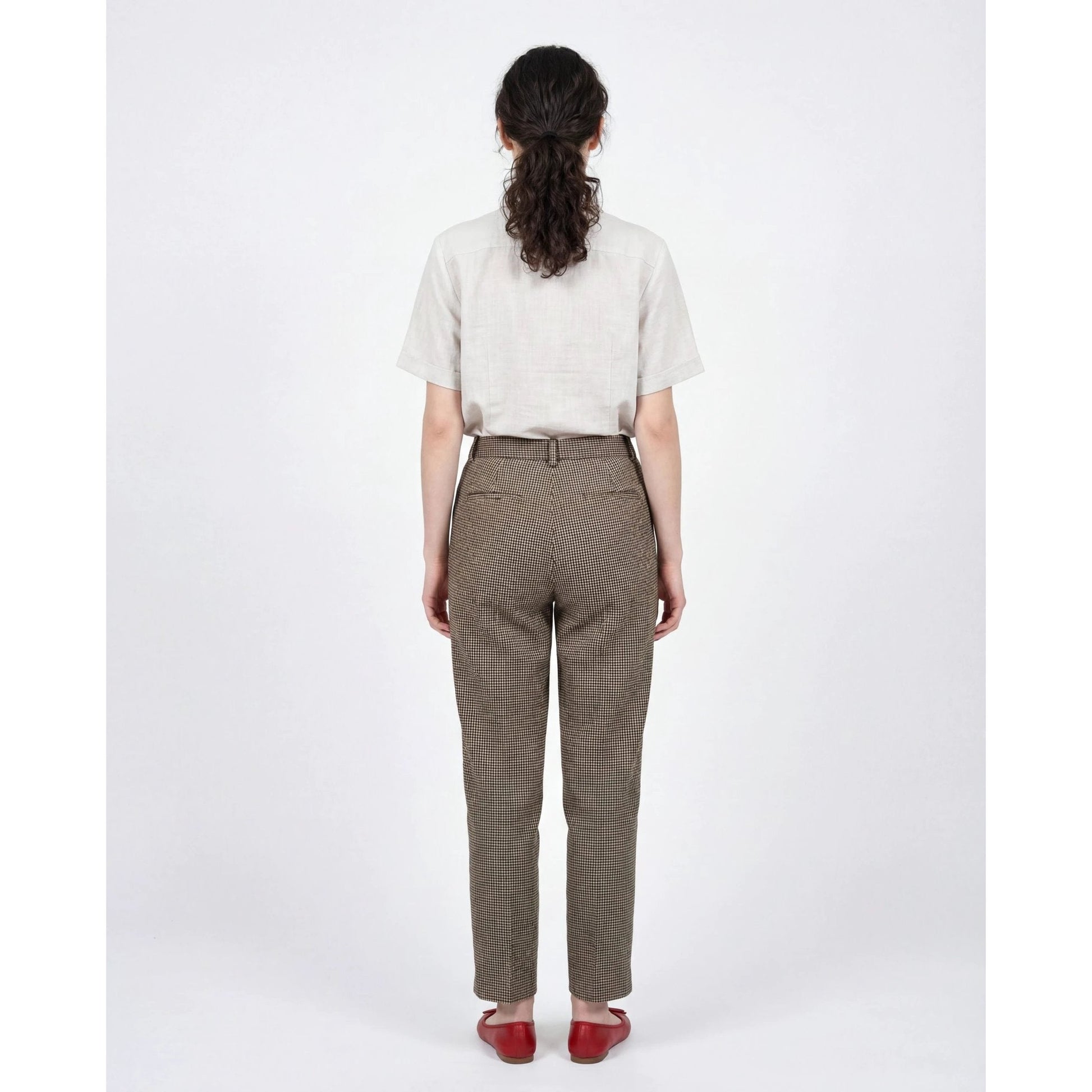Brunello Cucinelli Beige Leinen Freizeithose by Brunello Cucinelli