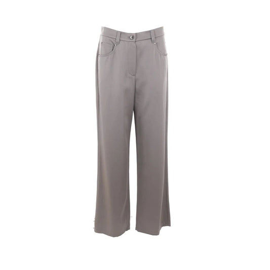 Brunello Cucinelli Cucinelli Graue Freizeithose aus Acetat by Brunello Cucinelli Cucinelli