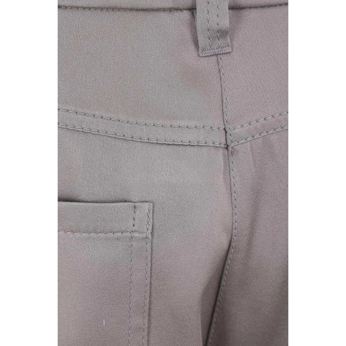 Brunello Cucinelli Graue Freizeithose aus Acetat by Brunello Cucinelli