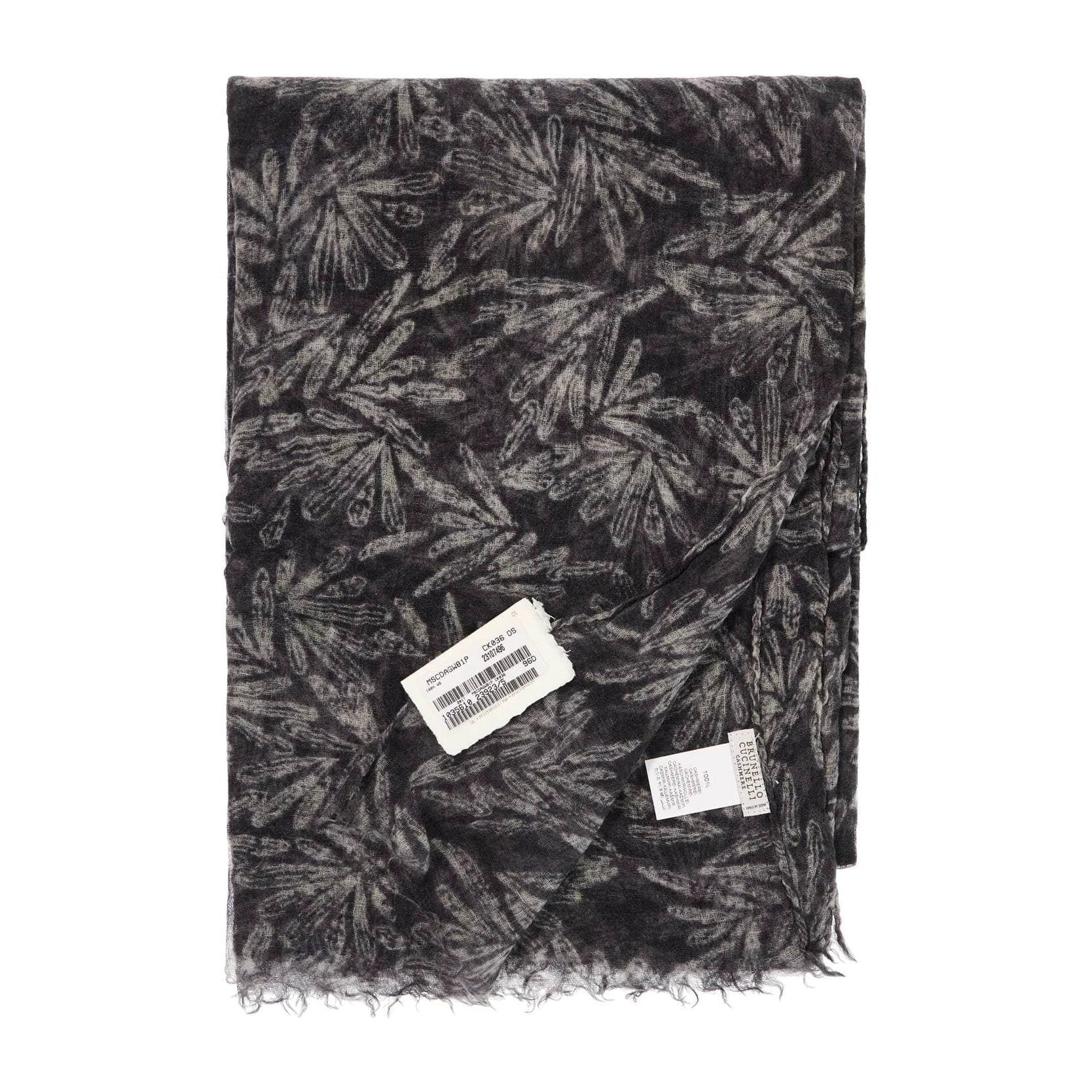 Brunello Cucinelli Grauer Kaschmirschal by Brunello Cucinelli