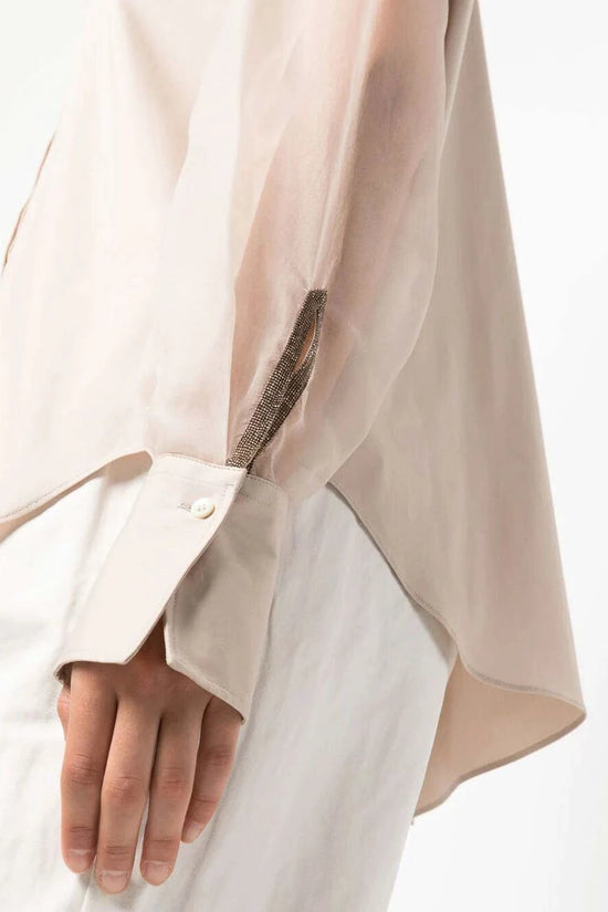 Brunello Cucinelli Rosa Baumwollbluse by Brunello Cucinelli