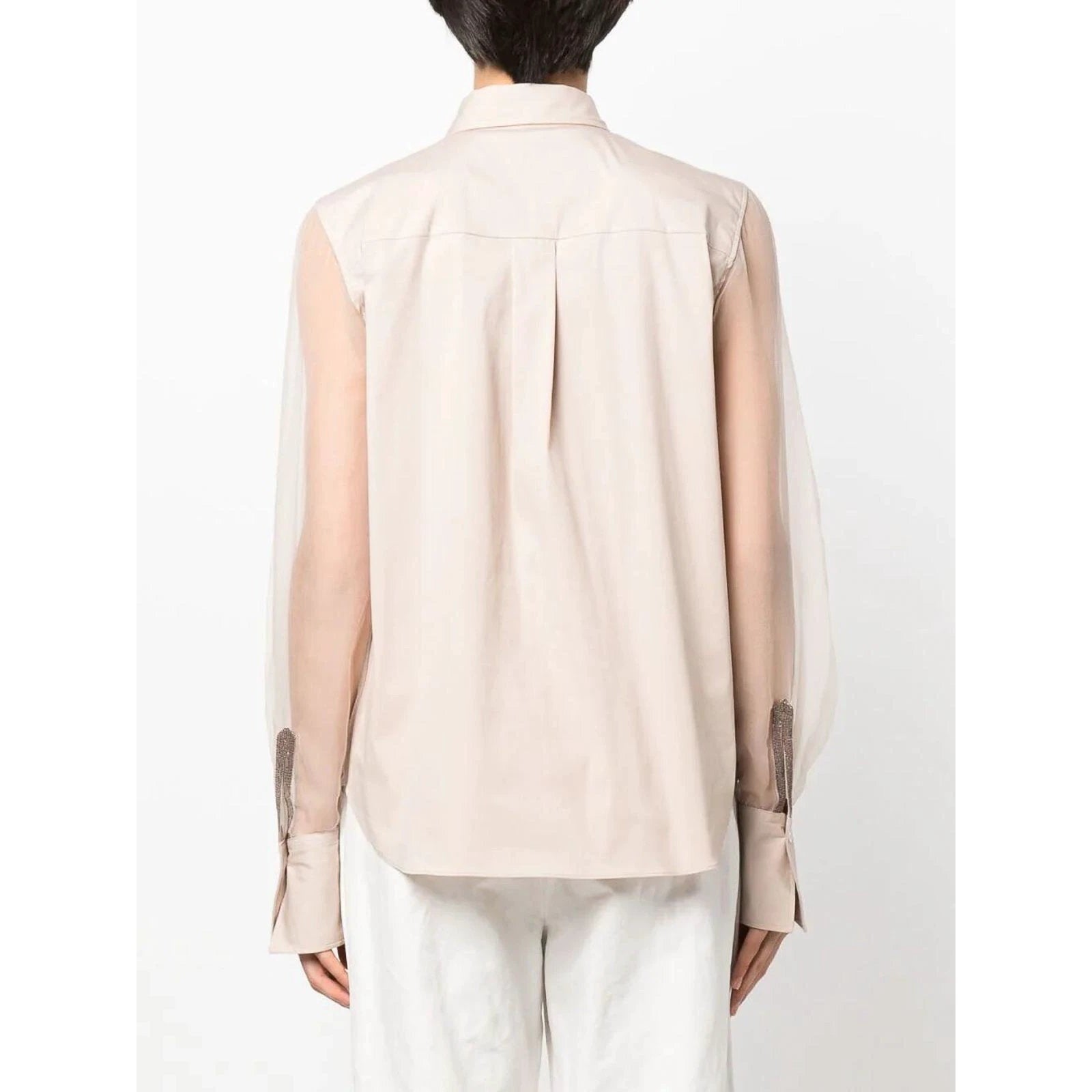 Brunello Cucinelli Rosa Baumwollbluse by Brunello Cucinelli