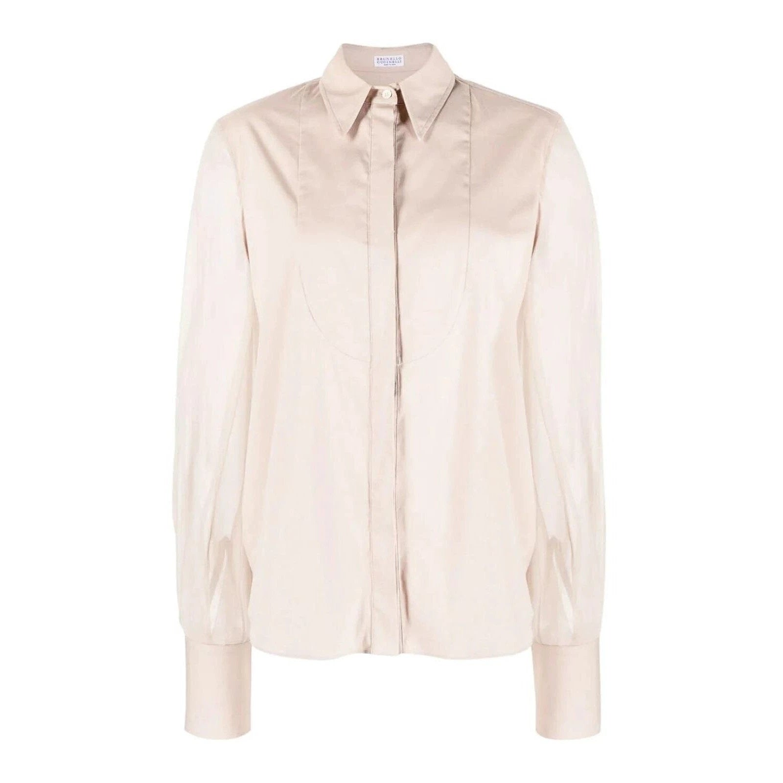 Brunello Cucinelli Rosa Baumwollbluse by Brunello Cucinelli