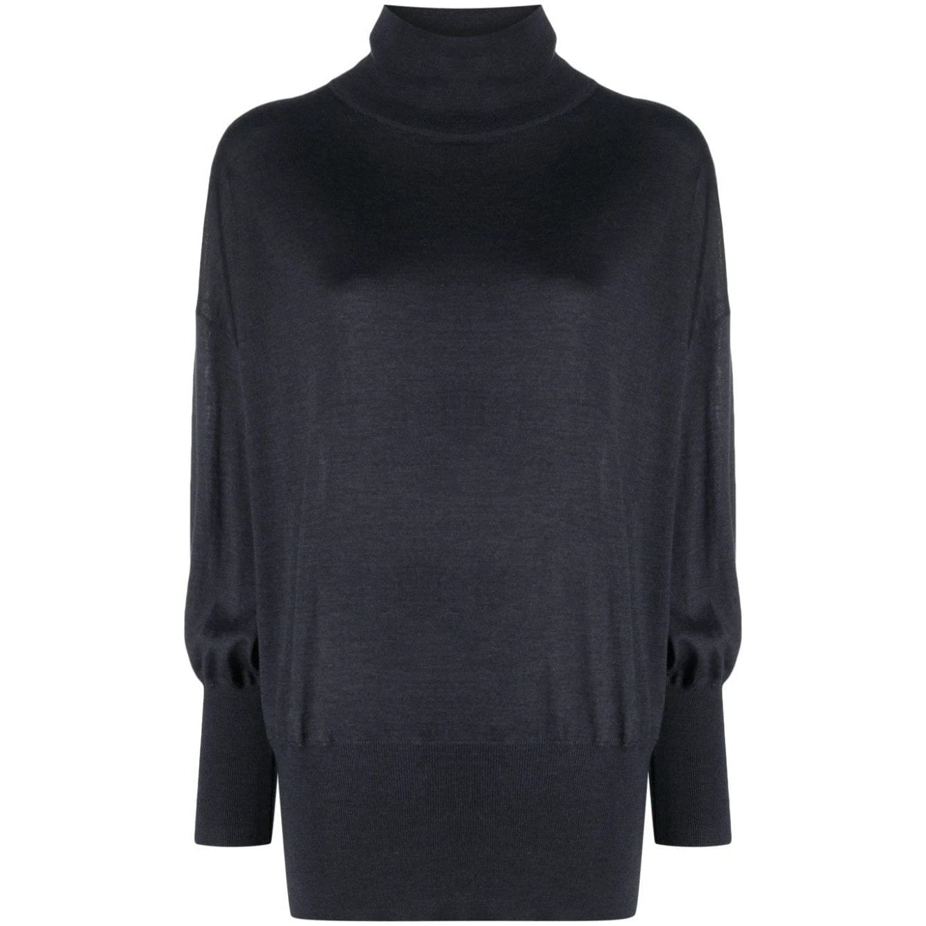 Brunello Cucinelli Cucinelli Blauer Kaschmir-Rollkragenpullover by Brunello Cucinelli Cucinelli