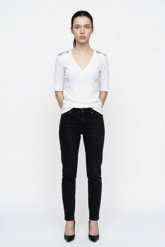 Brunello Cucinelli Cucinelli Weißes Baumwoll-T-Shirt by Brunello Cucinelli Cucinelli