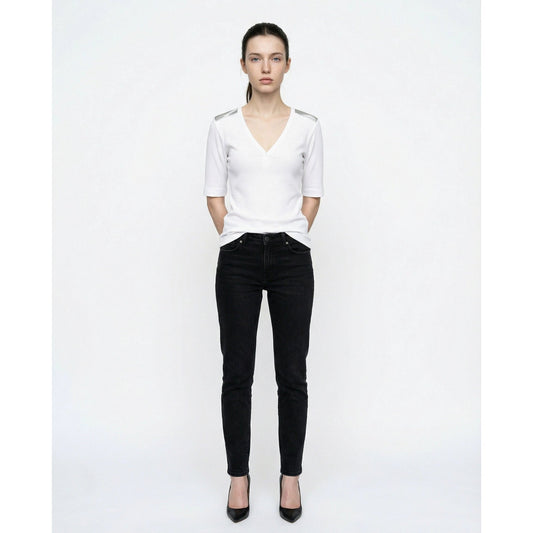 Brunello Cucinelli Cucinelli Weißes Baumwoll-T-Shirt by Brunello Cucinelli Cucinelli