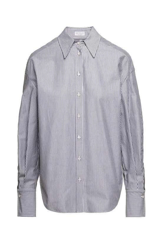 Brunello Cucinelli Cucinelli Weißes Baumwollhemd by Brunello Cucinelli Cucinelli