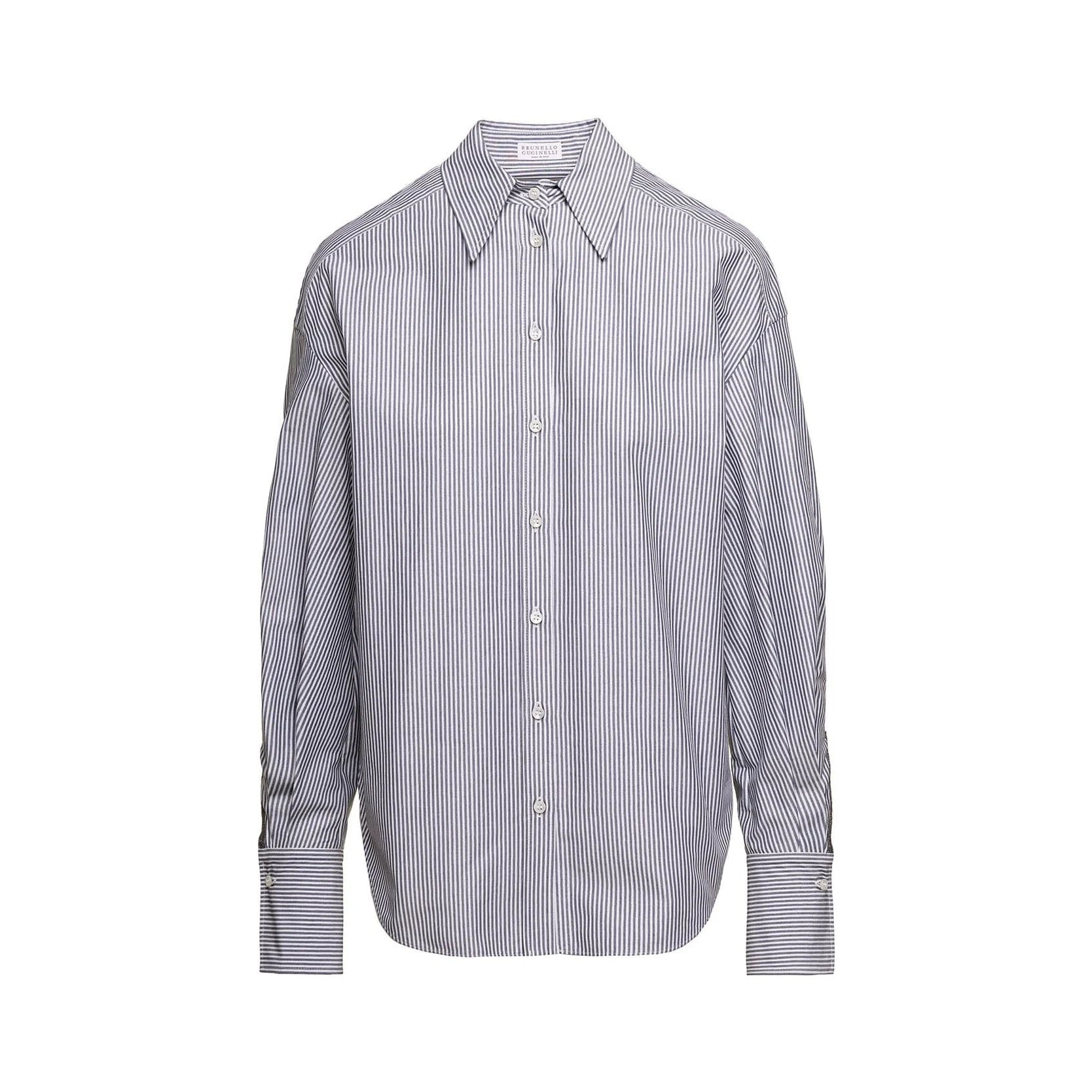 Brunello Cucinelli Cucinelli Weißes Baumwollhemd by Brunello Cucinelli Cucinelli