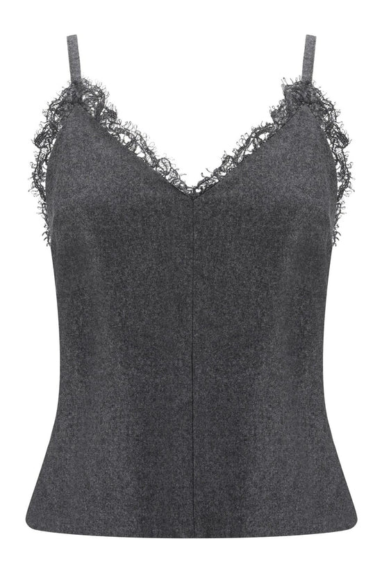 Brunello Cucinelli Cucinelli Graues Woll-T-Shirt by Brunello Cucinelli Cucinelli