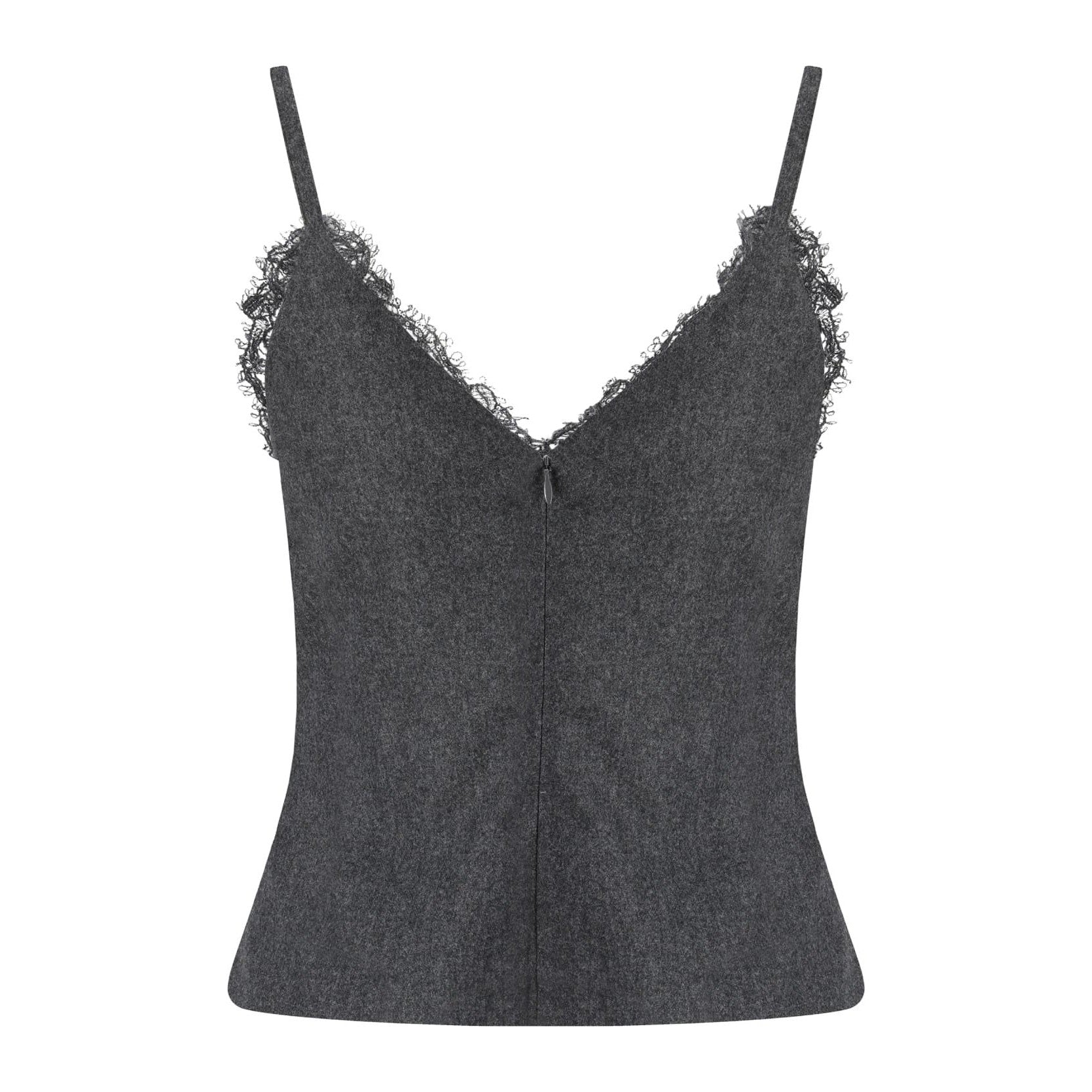 Brunello Cucinelli Graues Woll-T-Shirt by Brunello Cucinelli