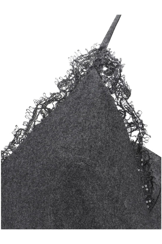 Brunello Cucinelli Graues Woll-T-Shirt by Brunello Cucinelli