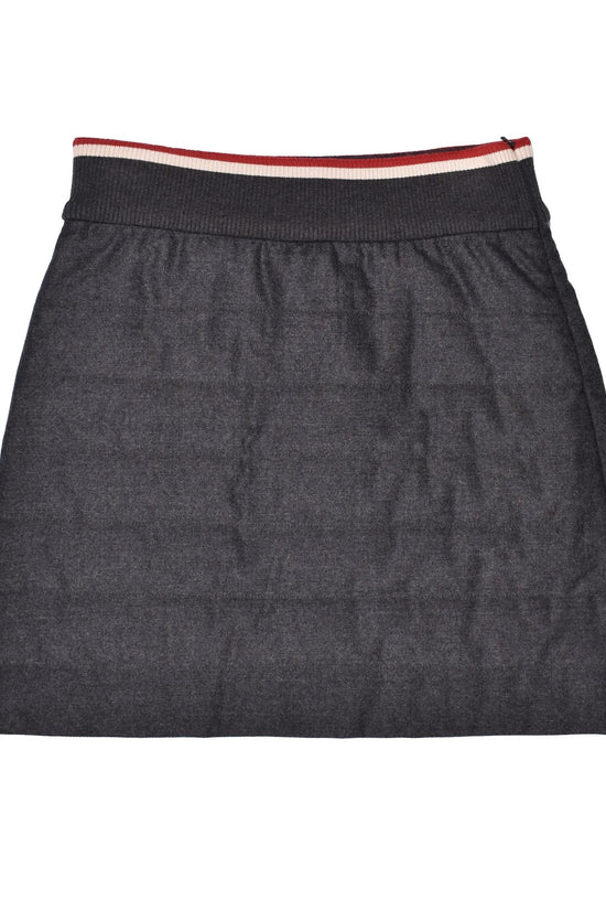 Brunello Cucinelli Cucinelli Grauer Wollrock by Brunello Cucinelli Cucinelli