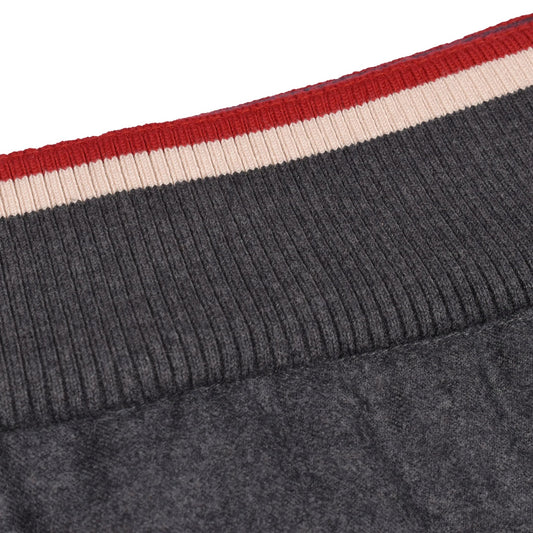 Brunello Cucinelli Grauer Wollrock by Brunello Cucinelli