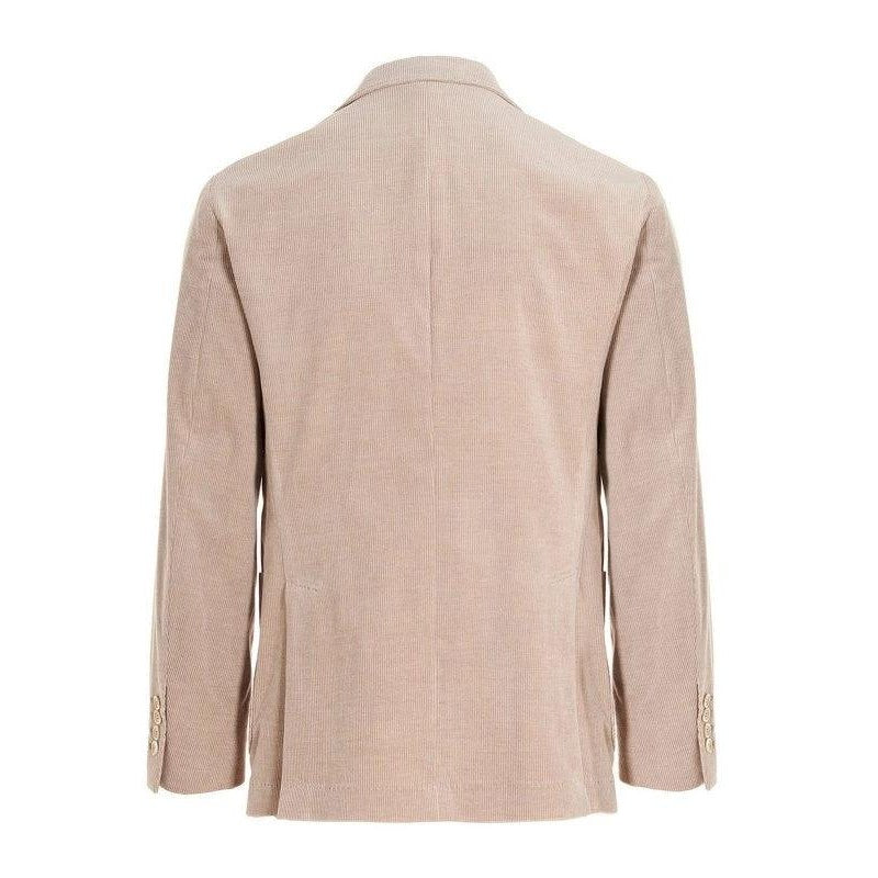 Brunello Cucinelli Beige Cotton Blazer by Brunello Cucinelli
