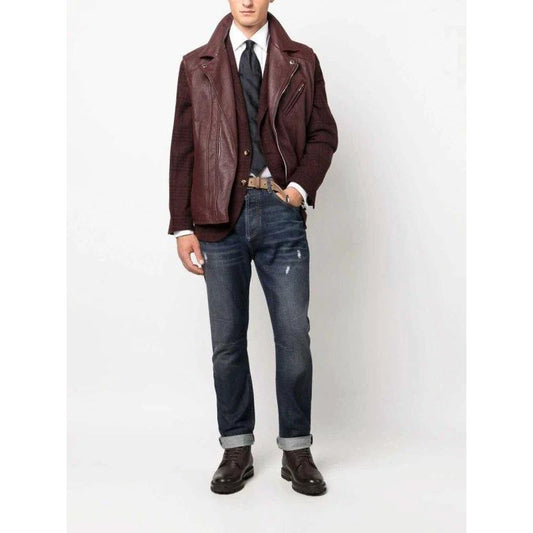 Brunello Cucinelli Mehrfarbiger Wollblazer by Brunello Cucinelli