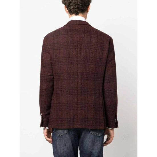 Brunello Cucinelli Mehrfarbiger Wollblazer by Brunello Cucinelli