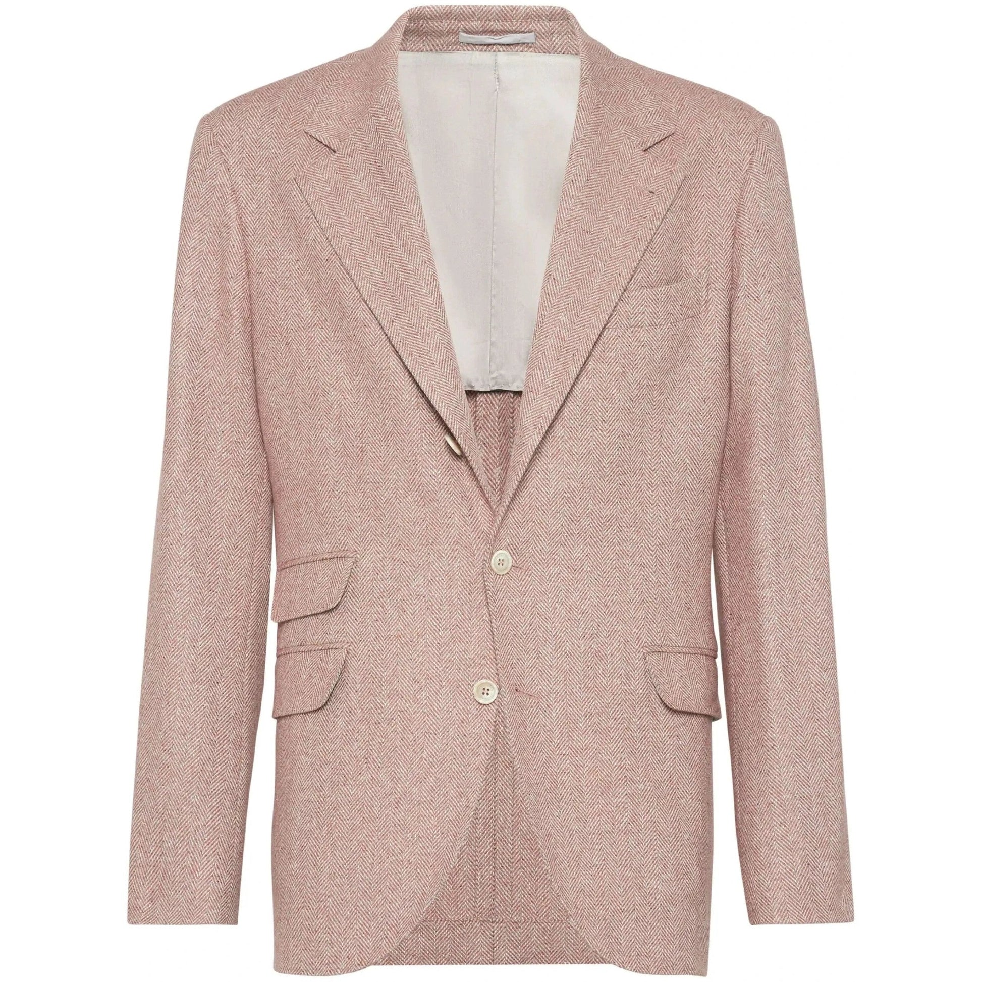 Brunello Cucinelli Cucinelli Orange Wollblazer by Brunello Cucinelli Cucinelli