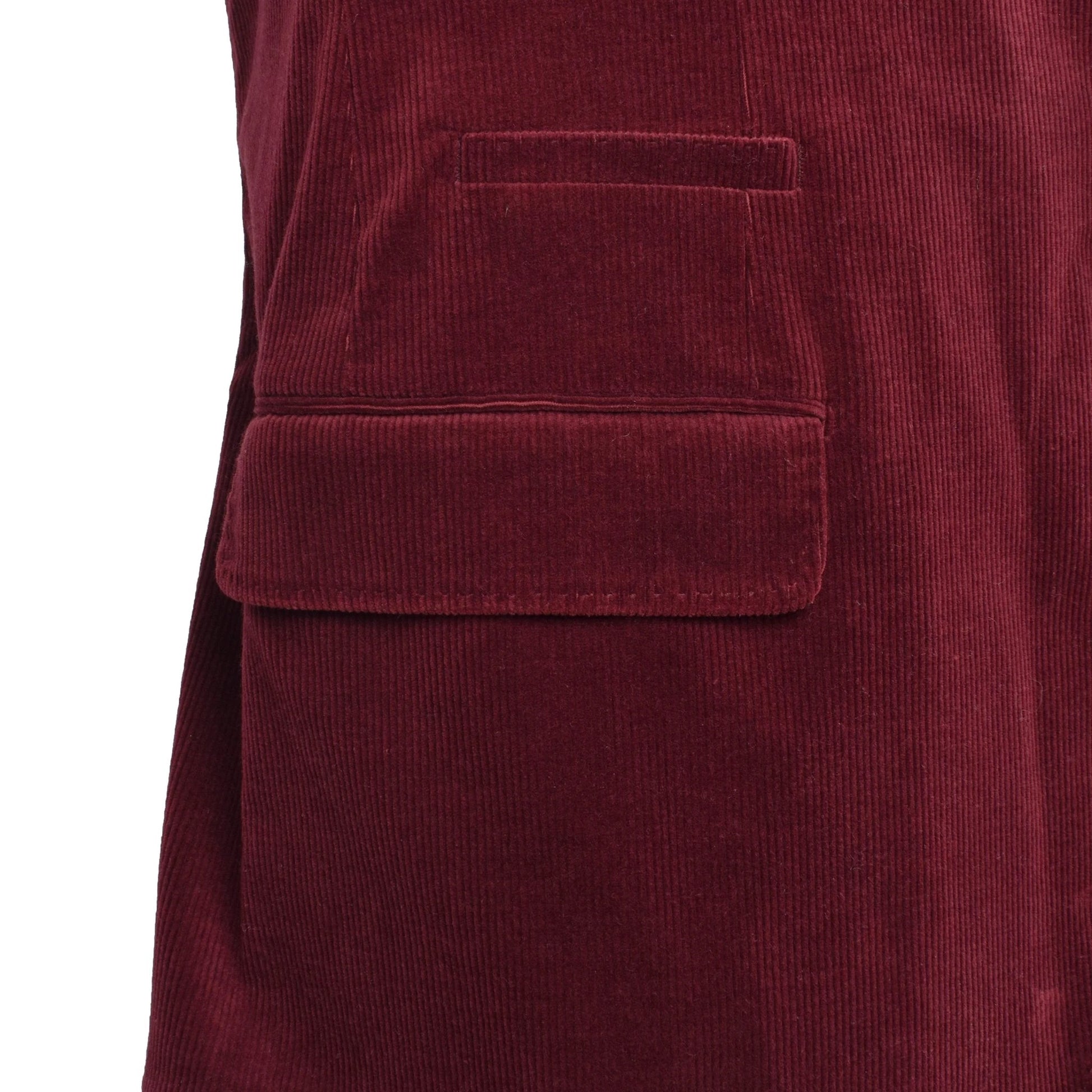 Brunello Cucinelli Burgunderfarbener Baumwollblazer by Brunello Cucinelli