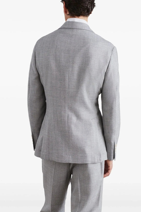 Brunello Cucinelli Cucinelli Grauer Wollblazer by Brunello Cucinelli Cucinelli