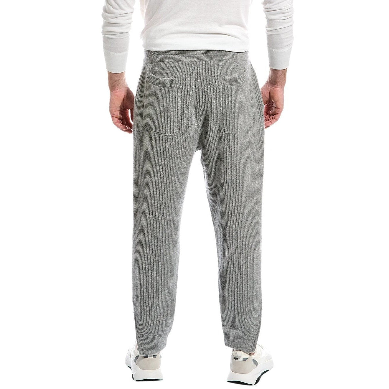 Brunello Cucinelli Graue Kaschmir-Jogginghose (Trainingshose) by Brunello Cucinelli