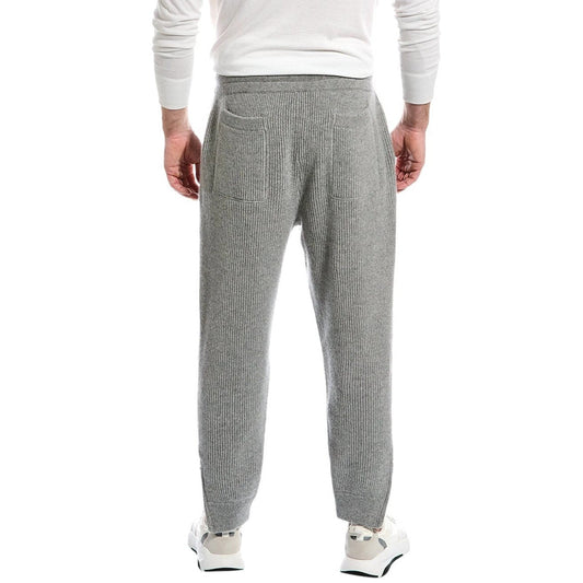 Brunello Cucinelli Graue Kaschmir-Jogginghose (Trainingshose) by Brunello Cucinelli