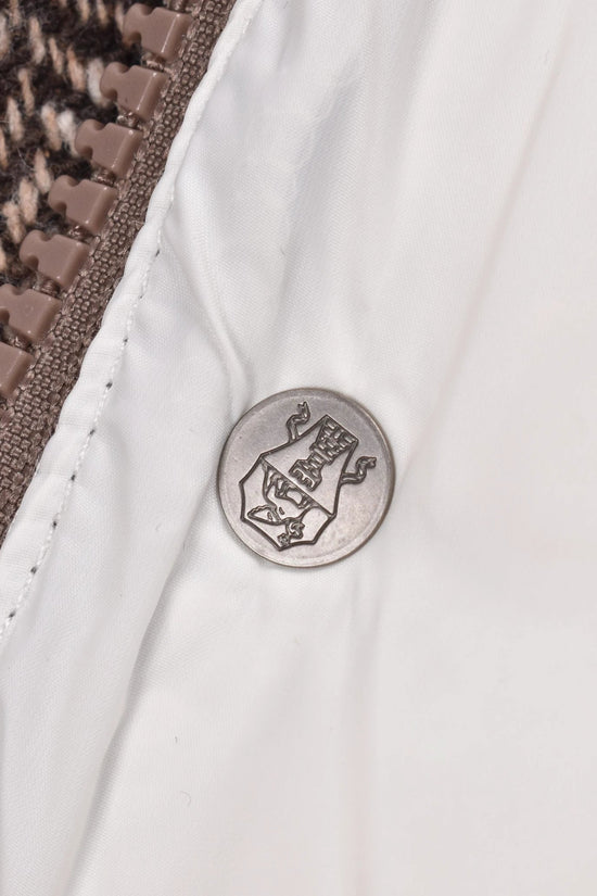 Brunello Cucinelli Brauner ärmelloser Wollblazer by Brunello Cucinelli
