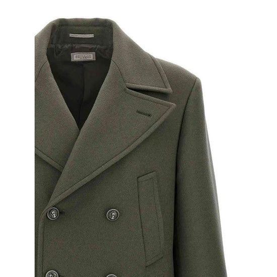 Brunello Cucinelli Armee Wollmantel by Brunello Cucinelli