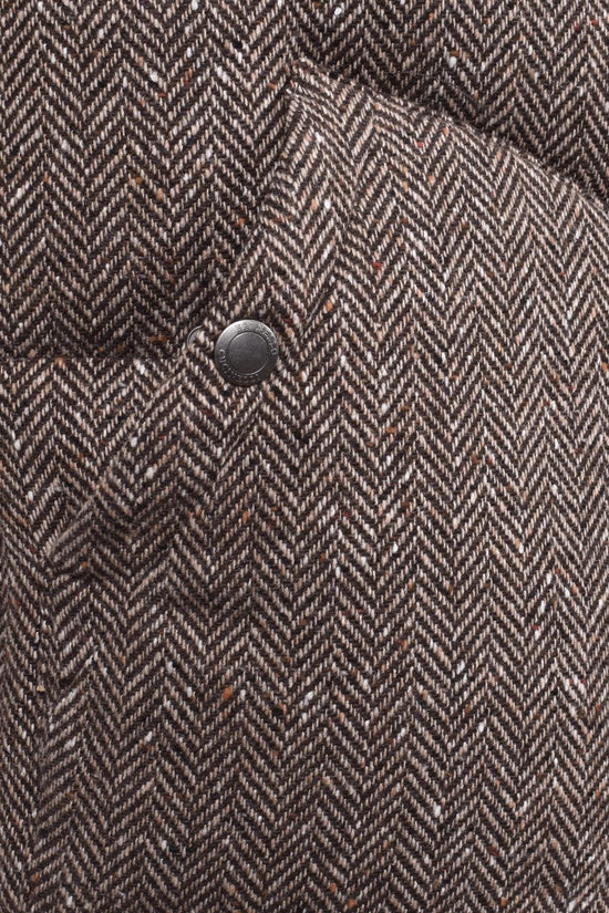 Brunello Cucinelli Brauner ärmelloser Wollblazer by Brunello Cucinelli