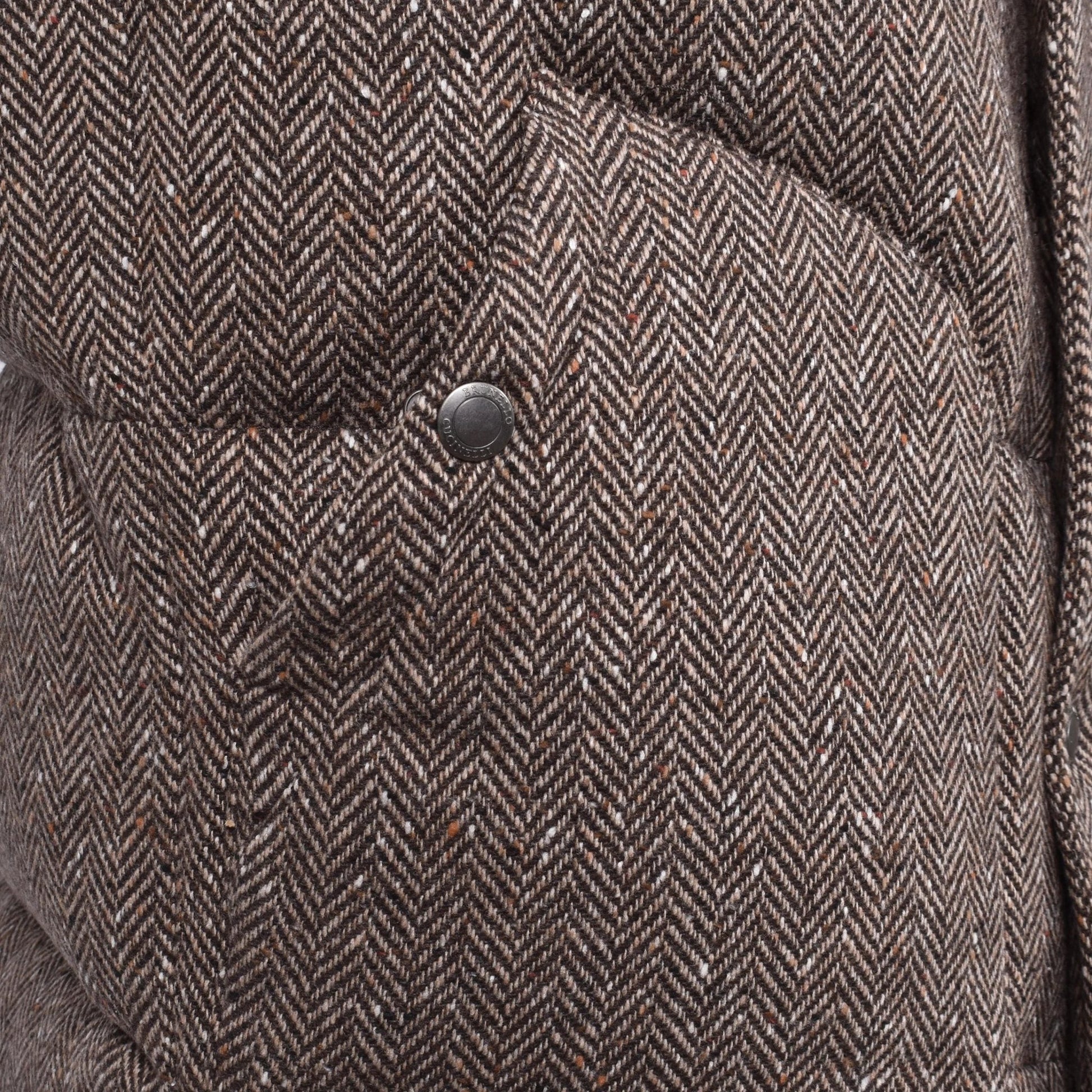 Brunello Cucinelli Brauner ärmelloser Wollblazer by Brunello Cucinelli