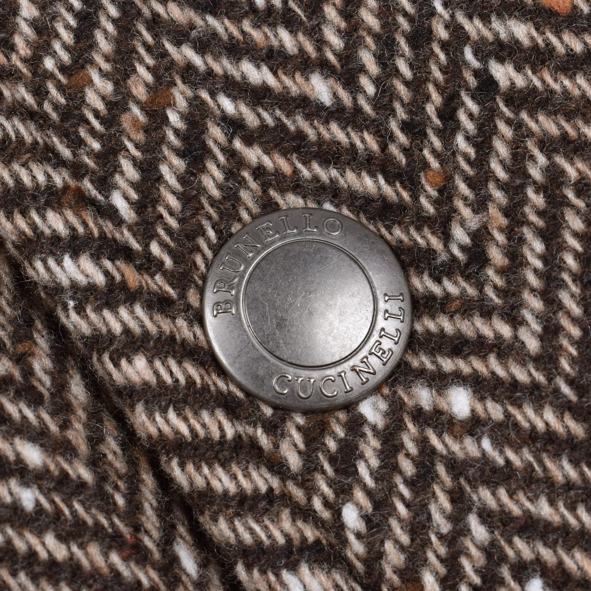 Brunello Cucinelli Brauner ärmelloser Wollblazer by Brunello Cucinelli