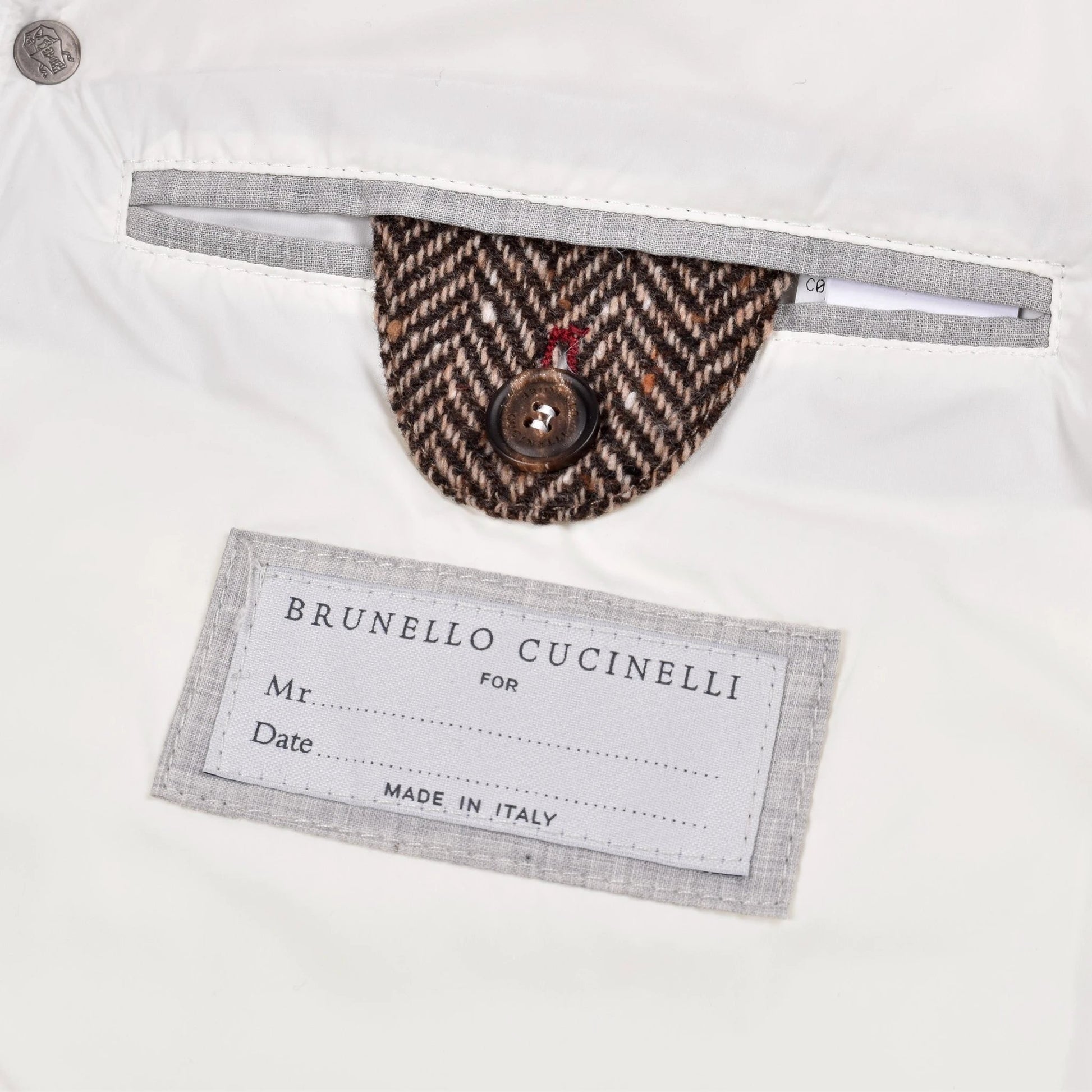 Brunello Cucinelli Brauner ärmelloser Wollblazer by Brunello Cucinelli