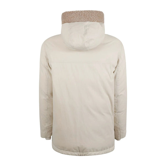 Brunello Cucinelli Mehrfarbige Baumwolljacke in voller Länge by Brunello Cucinelli
