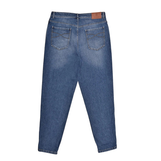 Brunello Cucinelli Blaue Jeans aus Baumwolle im Relaxed Fit by Brunello Cucinelli