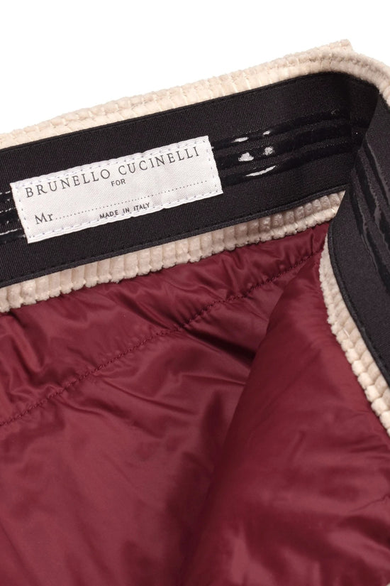Brunello Cucinelli Zweifarbige Baumwoll-Sporthose by Brunello Cucinelli