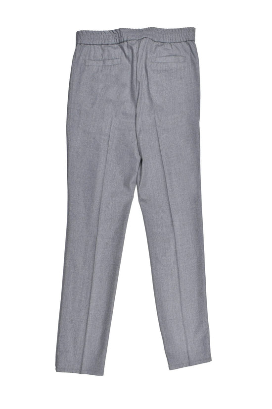 Brunello Cucinelli Graue Woll-Freizeithose by Brunello Cucinelli