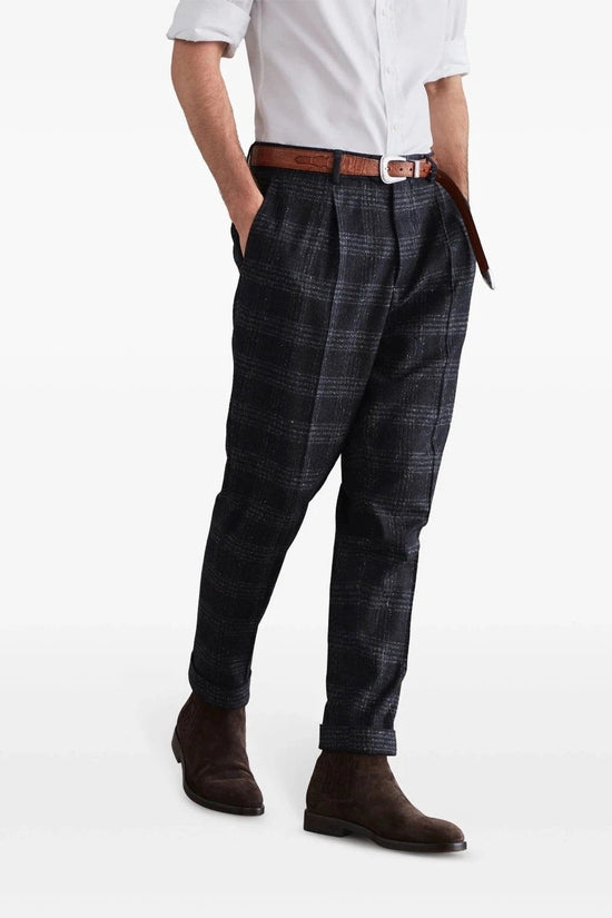Brunello Cucinelli Graue Seiden-Freizeithose by Brunello Cucinelli