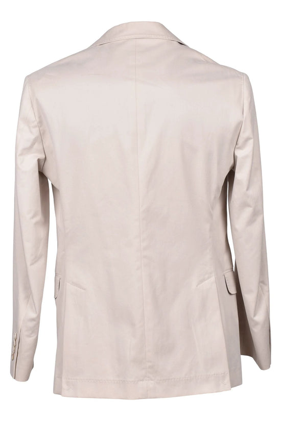 Brunello Cucinelli Beiger Baumwollblazer by Brunello Cucinelli