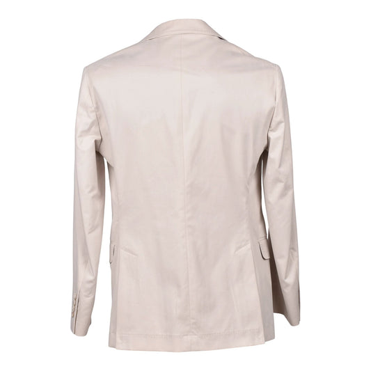 Brunello Cucinelli Beiger Baumwollblazer by Brunello Cucinelli