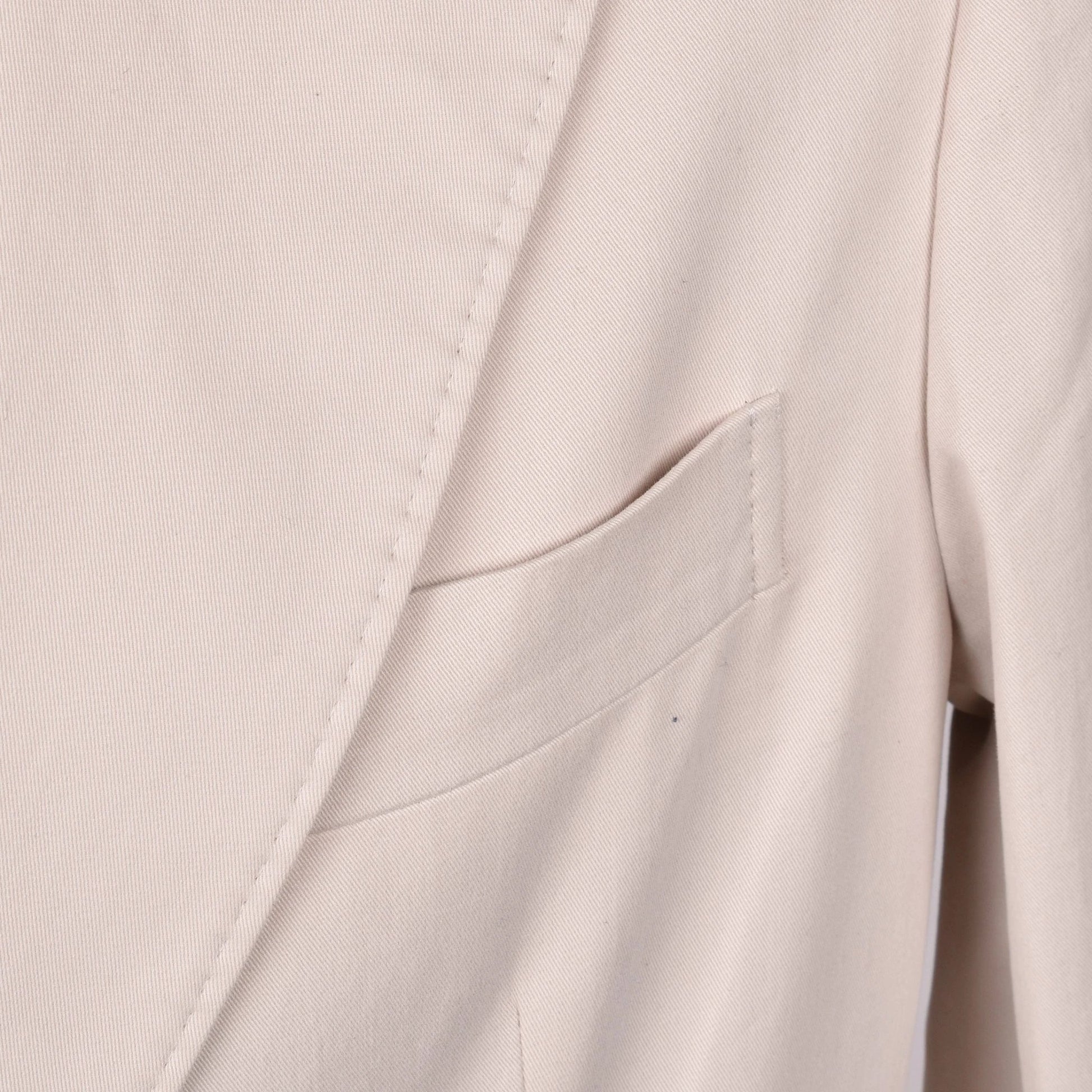 Brunello Cucinelli Beiger Baumwollblazer by Brunello Cucinelli