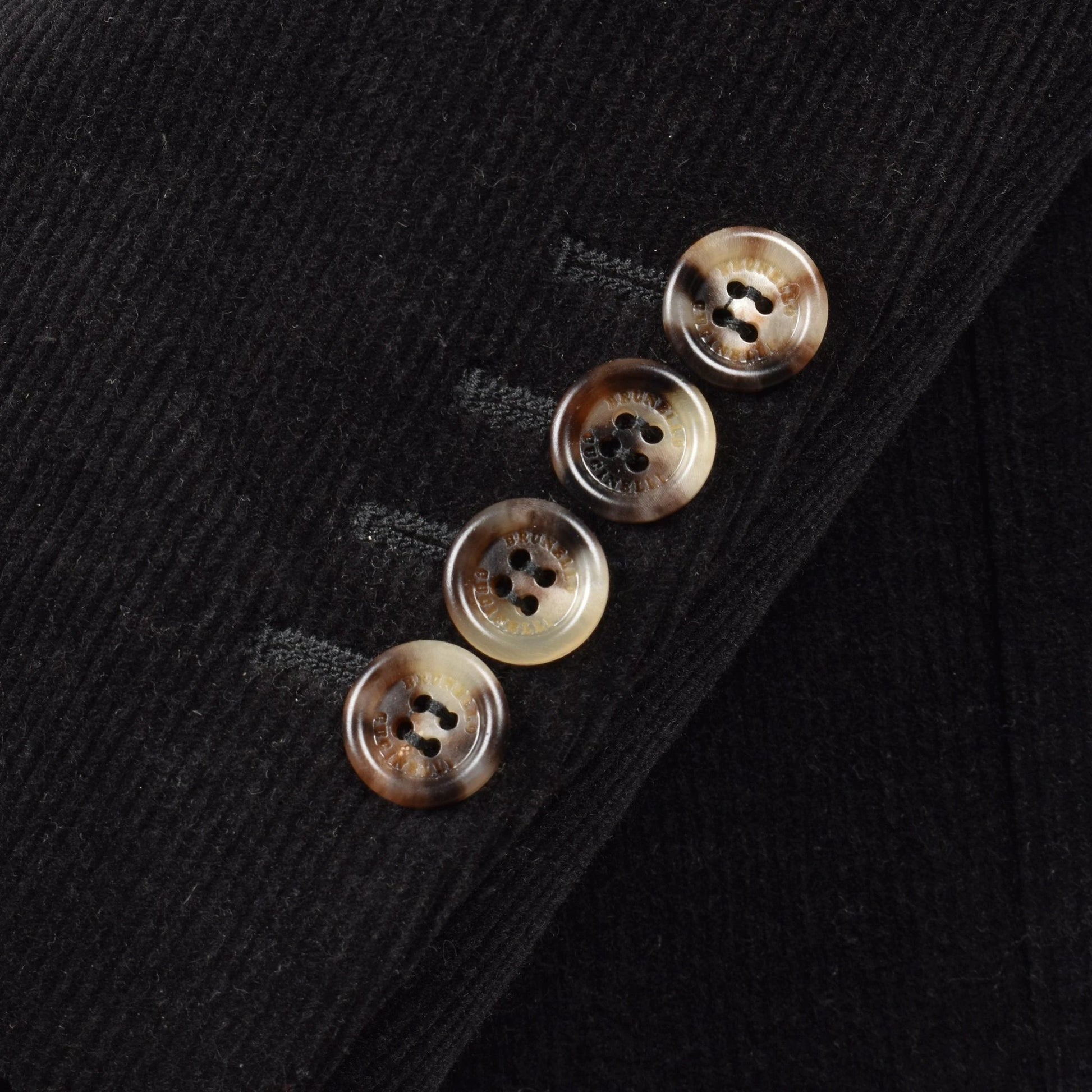 Brunello Cucinelli Schwarzer Baumwollblazer by Brunello Cucinelli