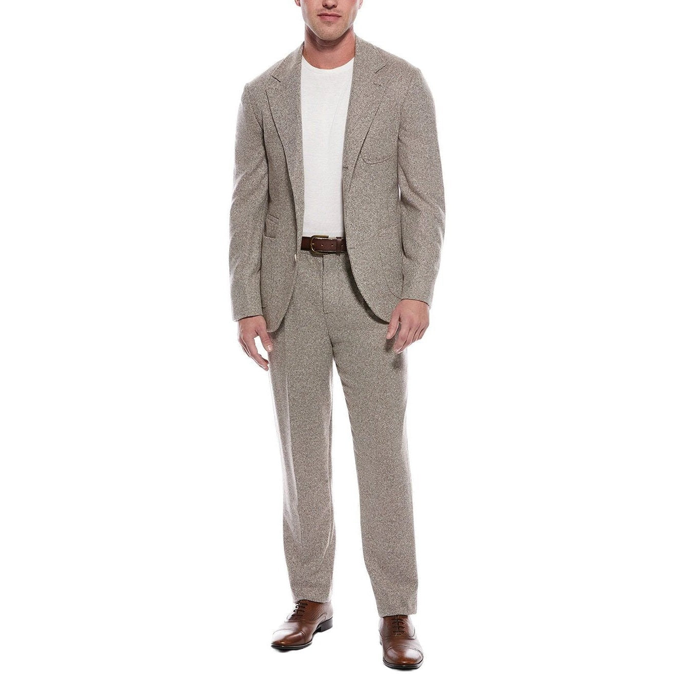 Brunello Cucinelli Cucinelli Brauner Woll-Zweiteiler by Brunello Cucinelli Cucinelli