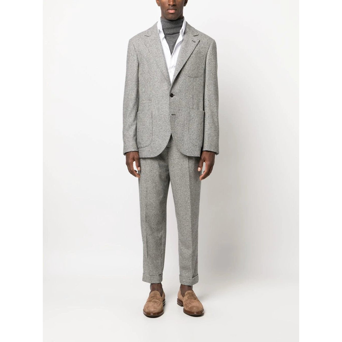 Brunello Cucinelli Grauer Woll-Zweiteiler by Brunello Cucinelli