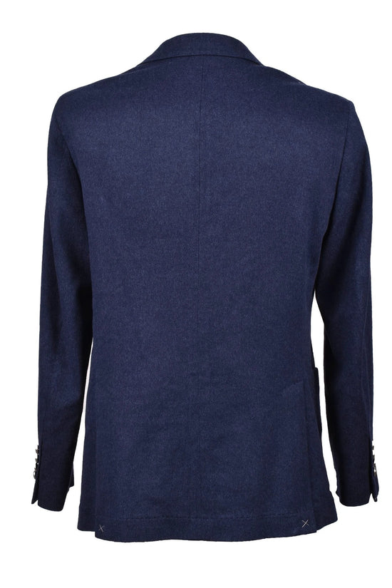 Brunello Cucinelli Blauer Wollblazer by Brunello Cucinelli