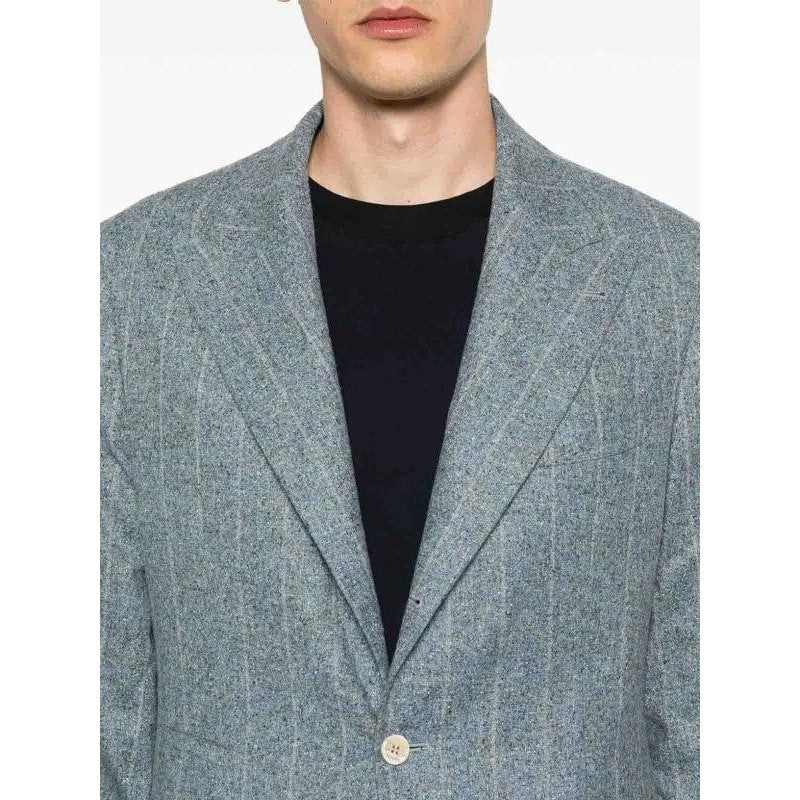 Brunello Cucinelli Blaues Seiden-Zweiteiler-Anzug by Brunello Cucinelli