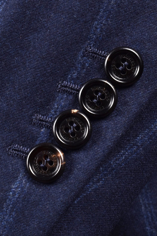 Brunello Cucinelli Blauer Wollblazer by Brunello Cucinelli